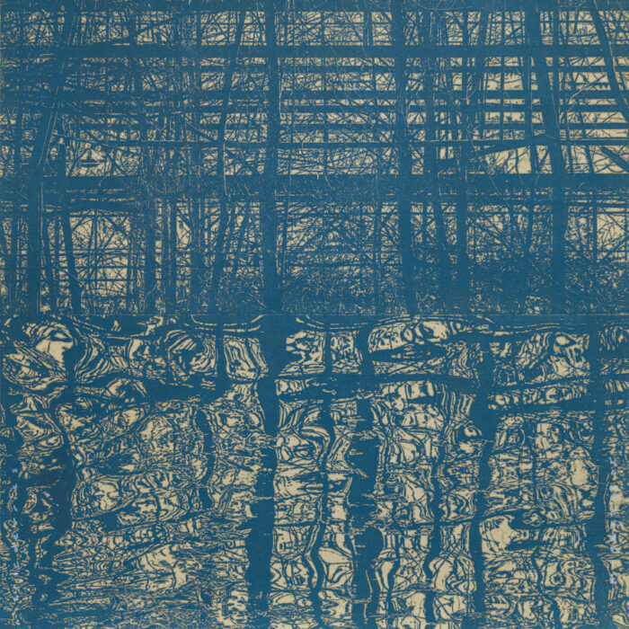 M-92779305_BLUE-YELLOW-GOLD Toyobo etching, chine collé mounted on Arches etching paper 29 x 29 cm edition 1 2026